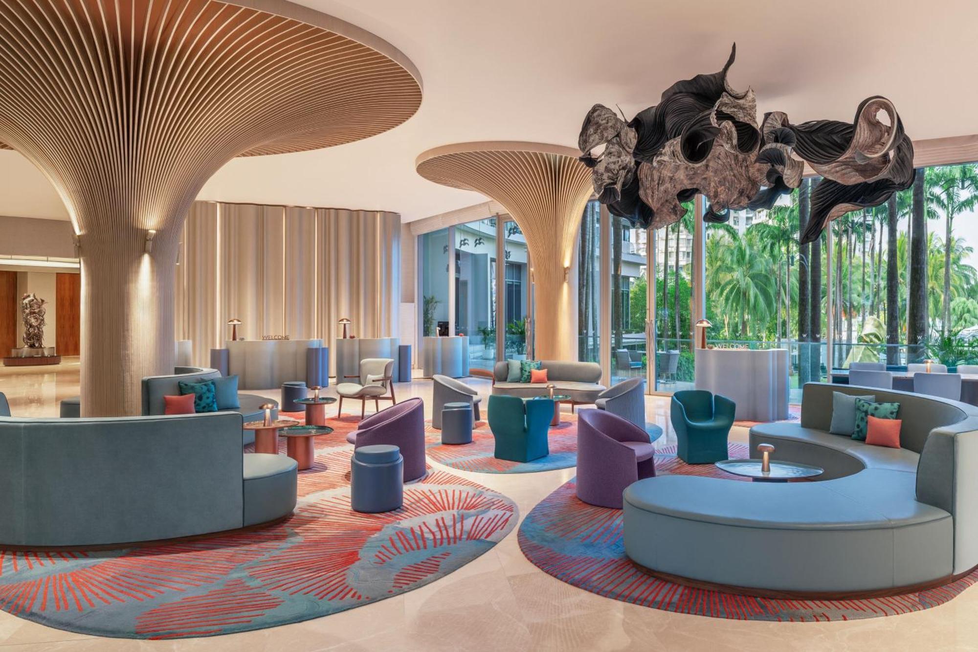 W Singapore - Sentosa Cove Kültér fotó The lobby of the hotel