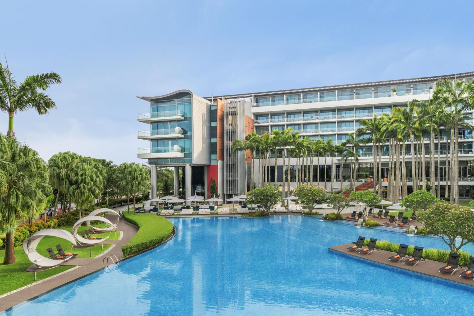 W Singapore - Sentosa Cove Kültér fotó The hotel's main building